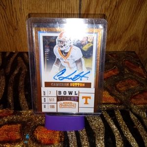 Cameron Sutton 2017 rookie contenders auto